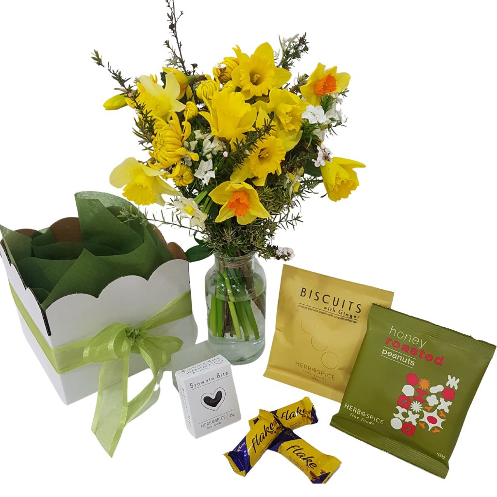 Promotion weekly special deals flowers Auckland NZ, Daffodil Goodie Box