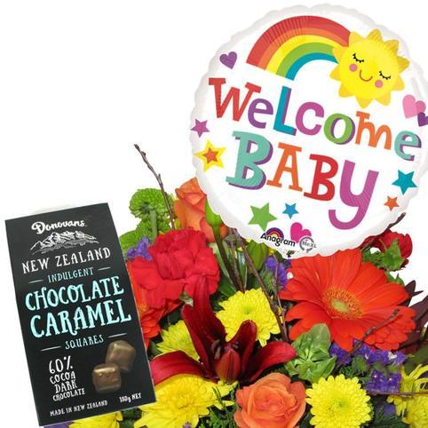 New Baby Gift Baskets | Free Delivery Auckland | Best Blooms