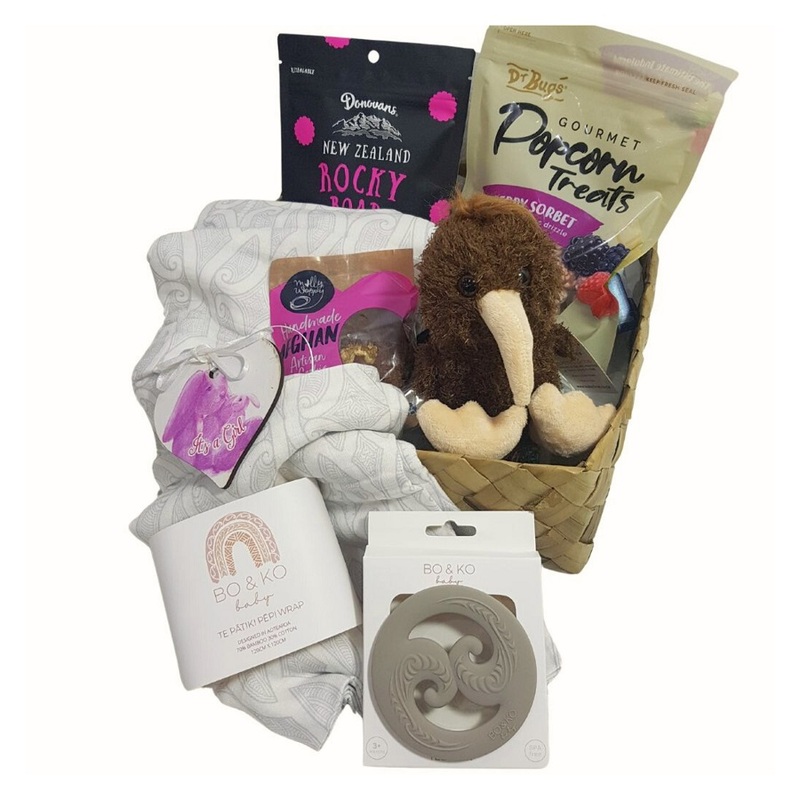 Baby basket nz themed 