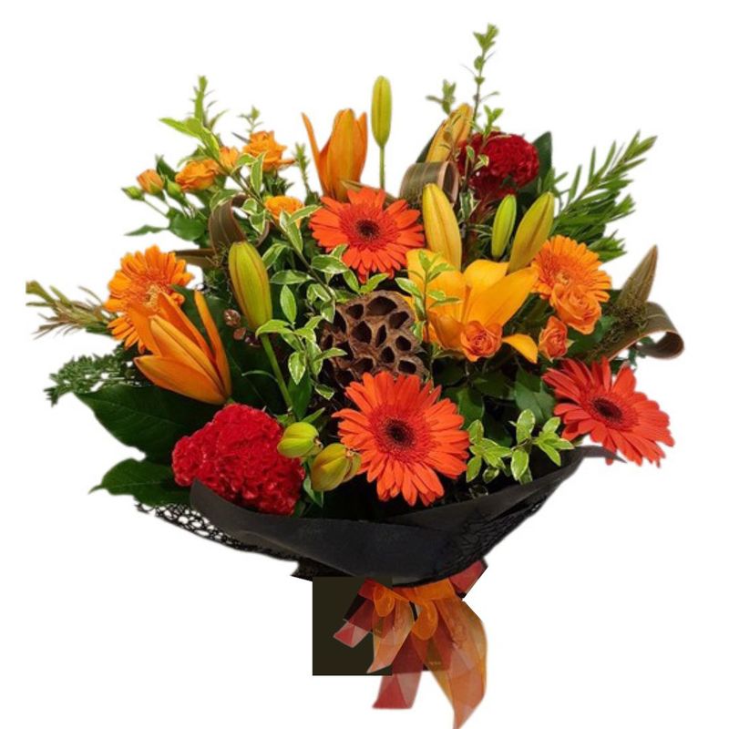 Standard Zingy Orange Bouquet