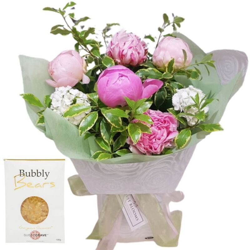 Promotion weekly special deals flowers Auckland NZ, Bubbly Peonies