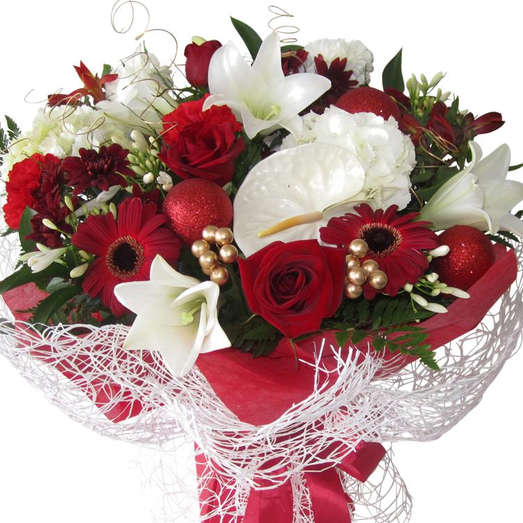 Large Luxury Christmas Bouquet Festive Christmas floral arrangement featuring premium seasonal blooms