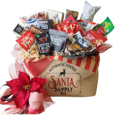 biggest christmas hamper filled with xmas goodies and food treats auckland