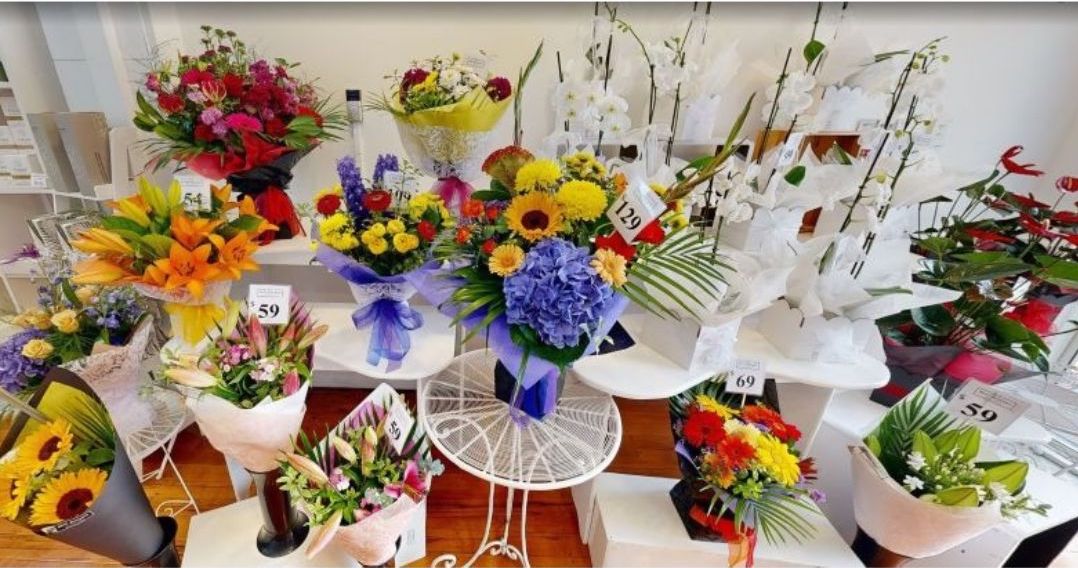 Inside Best Blooms Florist shop on Rosebank Road in Avondale