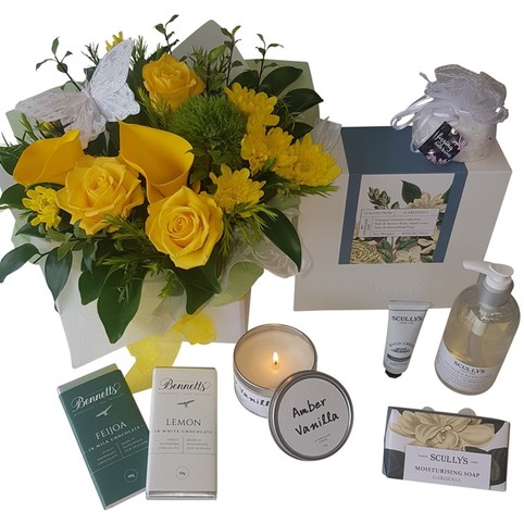 scented gardenia pampering gift box auckland, 