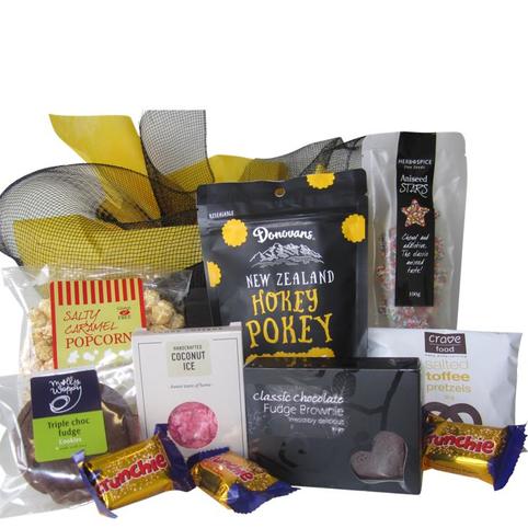 Chocolate and sweet gift basket