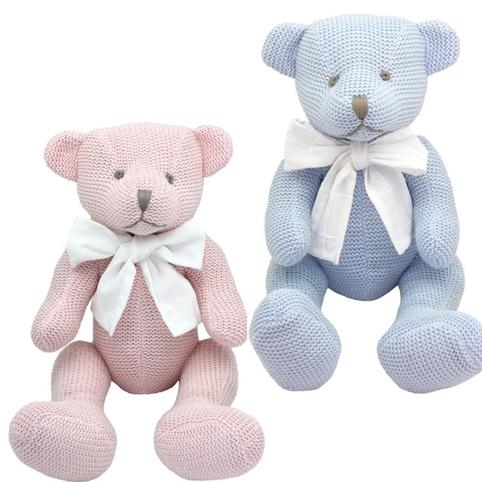 Scullywags Baby Gift Hamper - Boy OR Girl knitted baby teddy bears auckland delivered with baby gift hamper