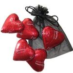 Gift Bag of Chocolate Hearts