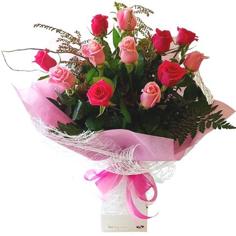 dozen pink roses delivered in auckland