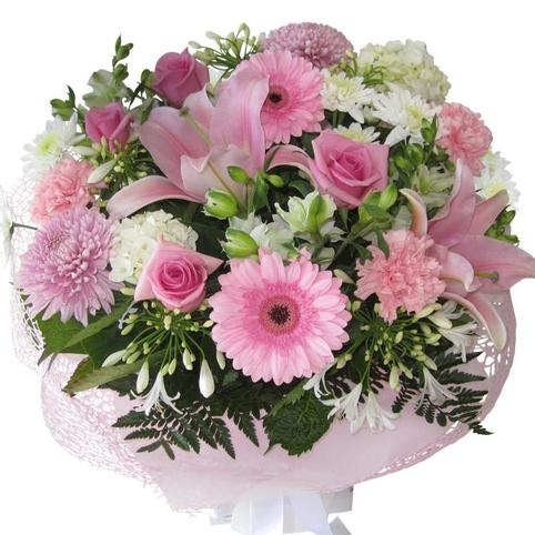 Pink Flower Bouquet Auckland