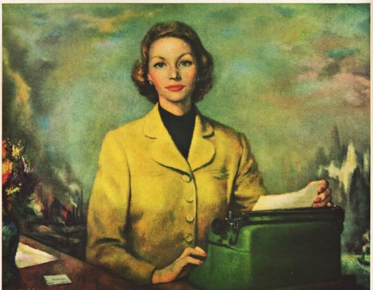 Secretaries Day historic image