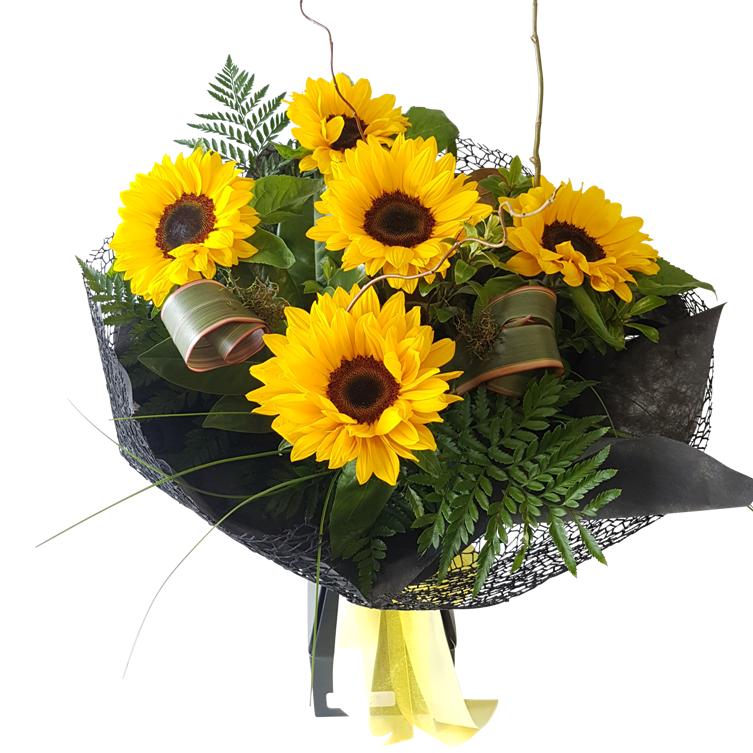 Bouquet of Sunflowers Auckland delivered