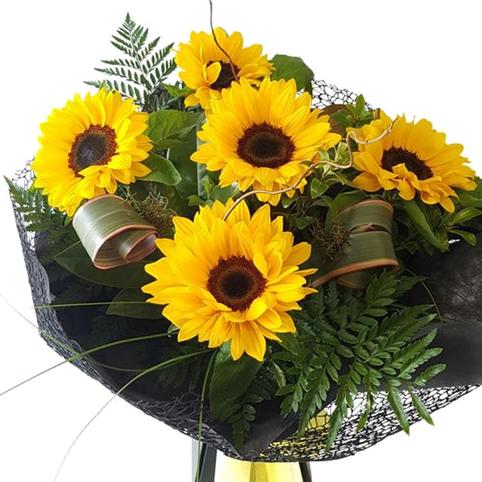 sunflower bouquet auckland delivery