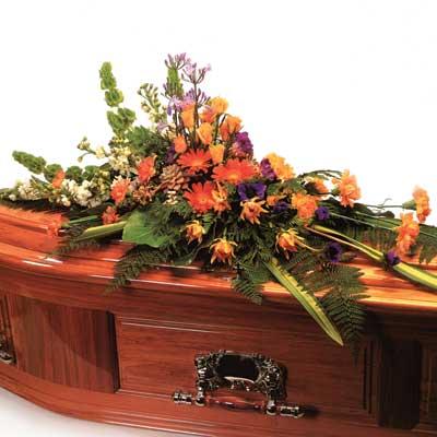 Casket spray Coffin Flowers Auckland, 