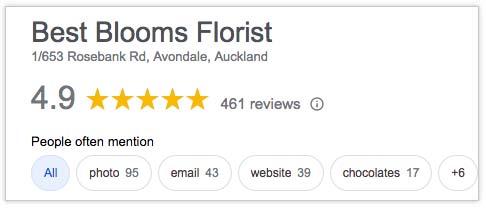 Best Blooms Auckland Florist - Google Reviews