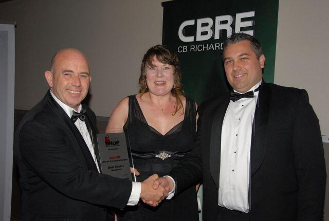 Jo-Ann Moss and Philip Selwyn receiving their Top Show Award