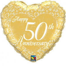 Happy 50th Anniversary Balloon