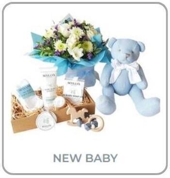 Choosing card messages to go with new baby gifts