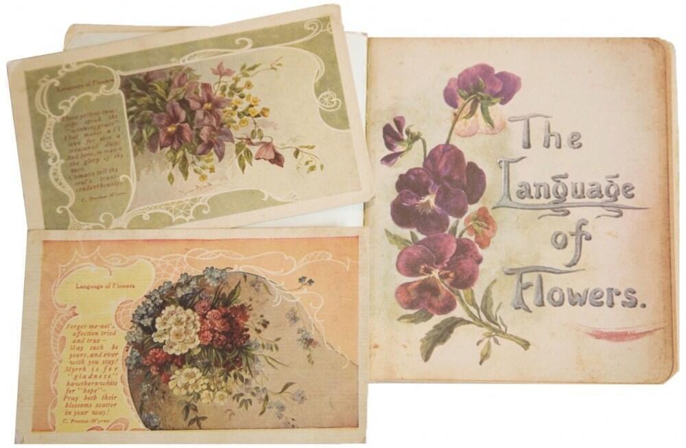 victorian vintage language of flowers